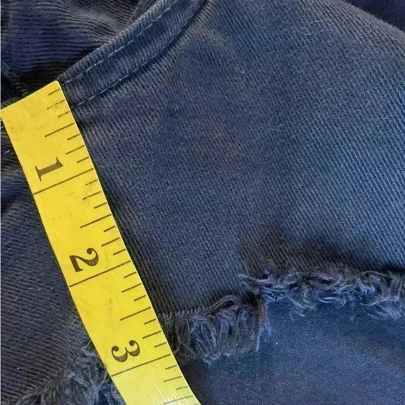 Free People Frayed High Rise Denim
Shorts Size 30 Blue - Picture 5 of 6